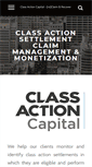 Mobile Screenshot of classactioncapital.com